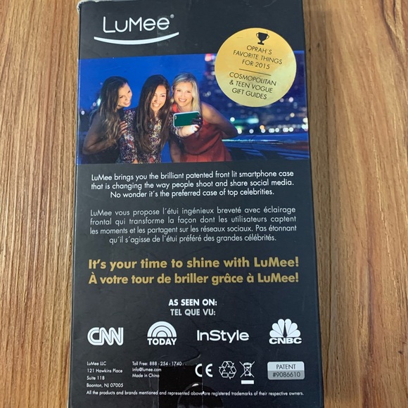 LuMee Selfie Phone Case Blk LED Lighting iPhone 6 - Picture 7 of 7